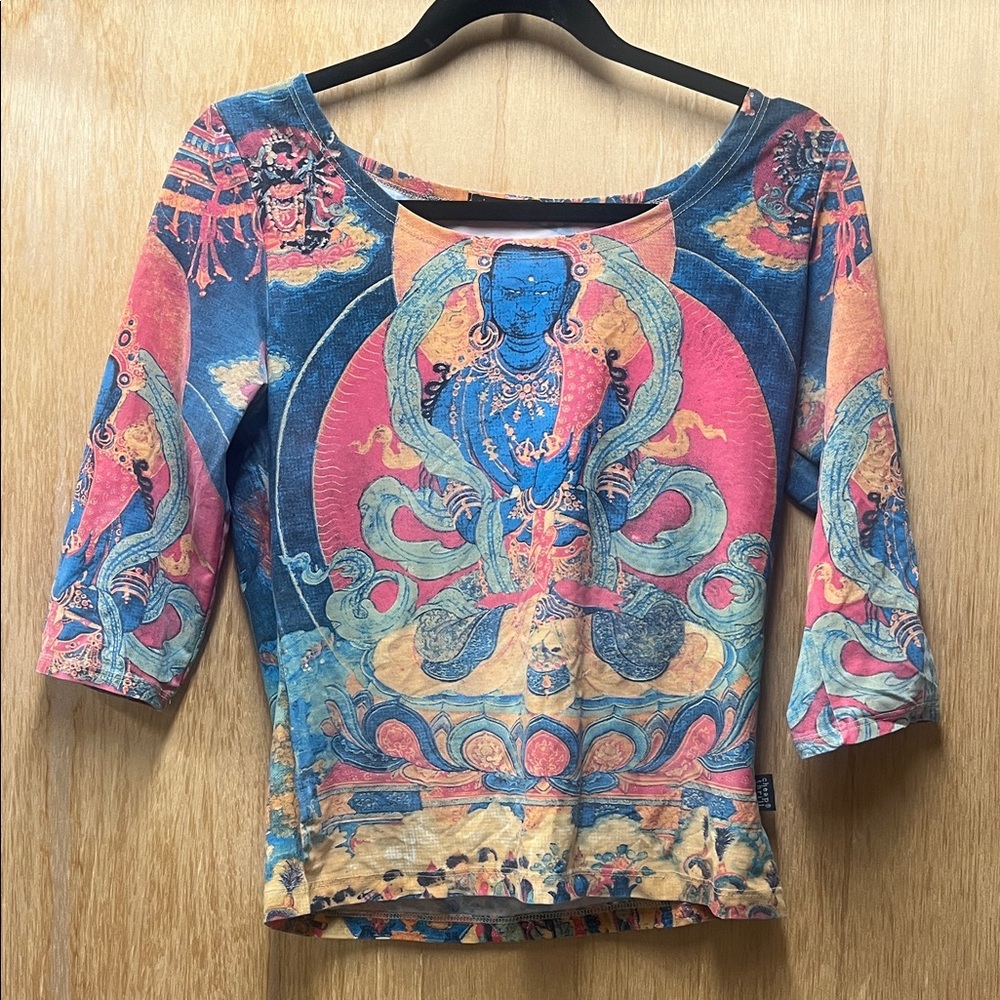 Cheap Thrills Buddha print shirt can/s